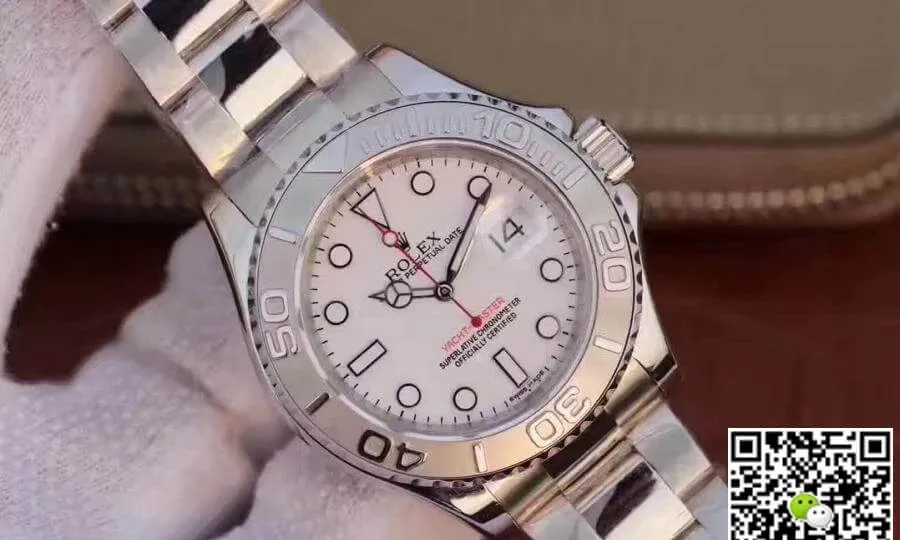 Rolex Yacht-Master 116610 EW Factory 1:1 Best Edition Replica Watch Swiss ETA3135 White Dial