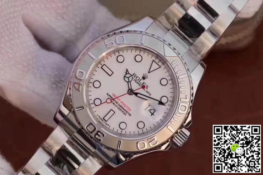 Rolex Yacht-Master 116610 EW Factory 1:1 Best Edition Replica Watch Swiss ETA3135 White Dial