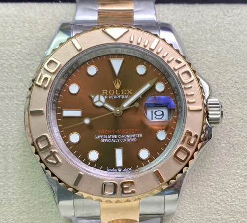 Rolex Yacht-Master 116621 AR Factory 1:1 Best Edition Replica Watch Swiss ETA2824 Brown Dial
