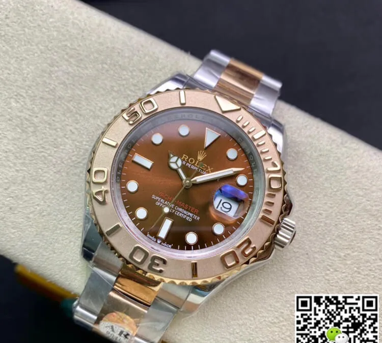 Rolex Yacht-Master 116621 AR Factory 1:1 Best Edition Replica Watch Swiss ETA2824 Brown Dial