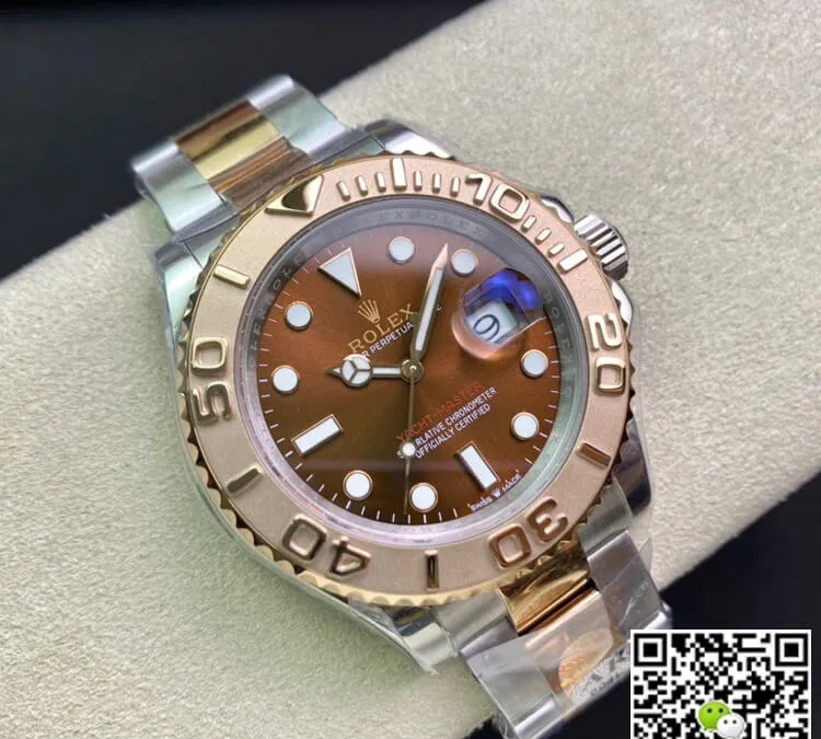 Rolex Yacht-Master 116621 AR Factory 1:1 Best Edition Replica Watch Swiss ETA2824 Brown Dial