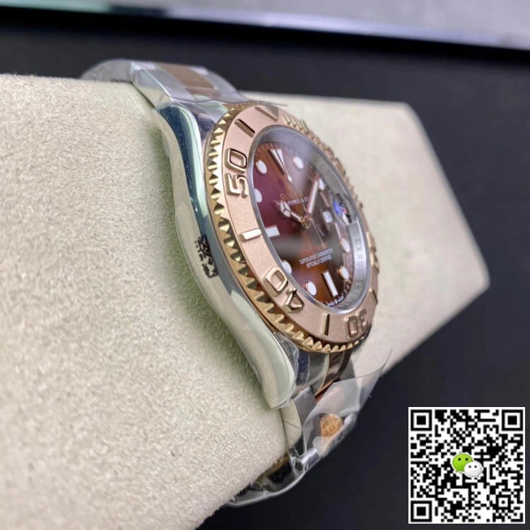 Rolex Yacht-Master 116621 AR Factory 1:1 Best Edition Replica Watch Swiss ETA2824 Brown Dial