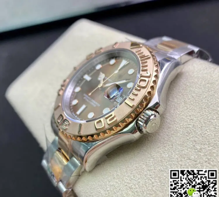 Rolex Yacht-Master 116621 AR Factory 1:1 Best Edition Replica Watch Swiss ETA2824 Brown Dial