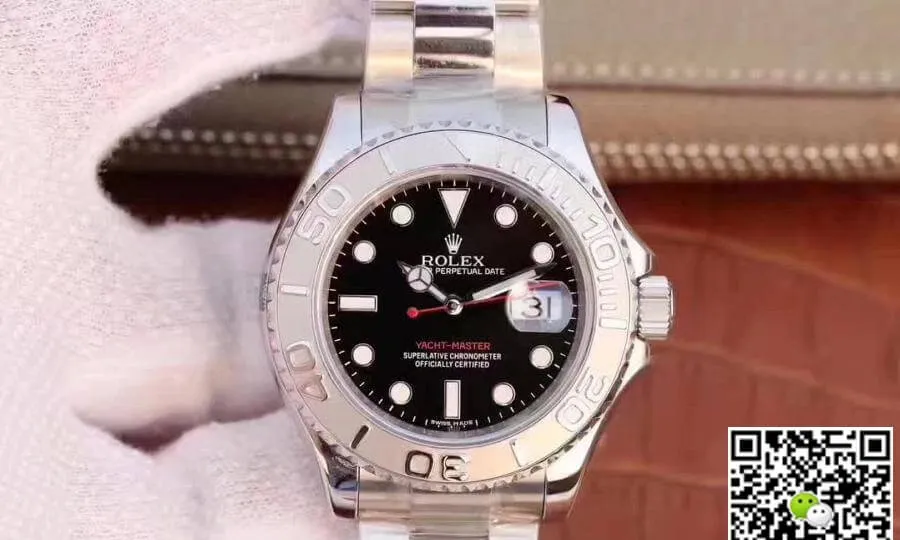 Rolex Yacht-Master 116622 EW Factory 1:1 Best Edition Replica Watch Swiss ETA3135 Black Dial