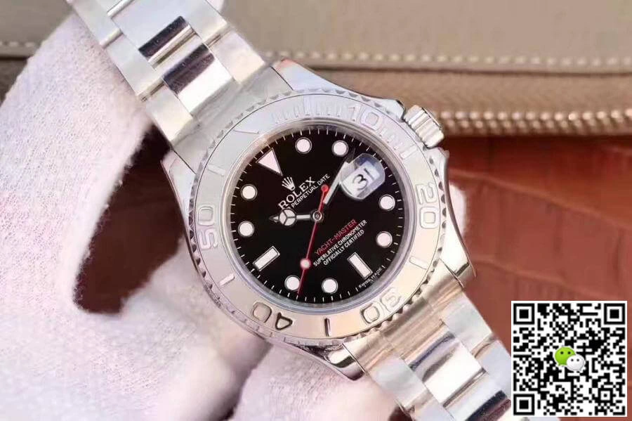 Rolex Yacht-Master 116622 EW Factory 1:1 Best Edition Replica Watch Swiss ETA3135 Black Dial