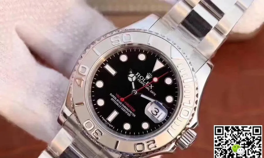 Rolex Yacht-Master 116622 EW Factory 1:1 Best Edition Replica Watch Swiss ETA3135 Black Dial