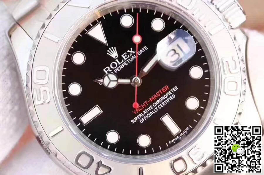 Rolex Yacht-Master 116622 EW Factory 1:1 Best Edition Replica Watch Swiss ETA3135 Black Dial