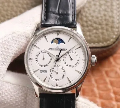 Jaeger-LeCoultre Master 130842J V9 Factory 1:1 Best Edition Replica Watch White Dial Swiss ETA868