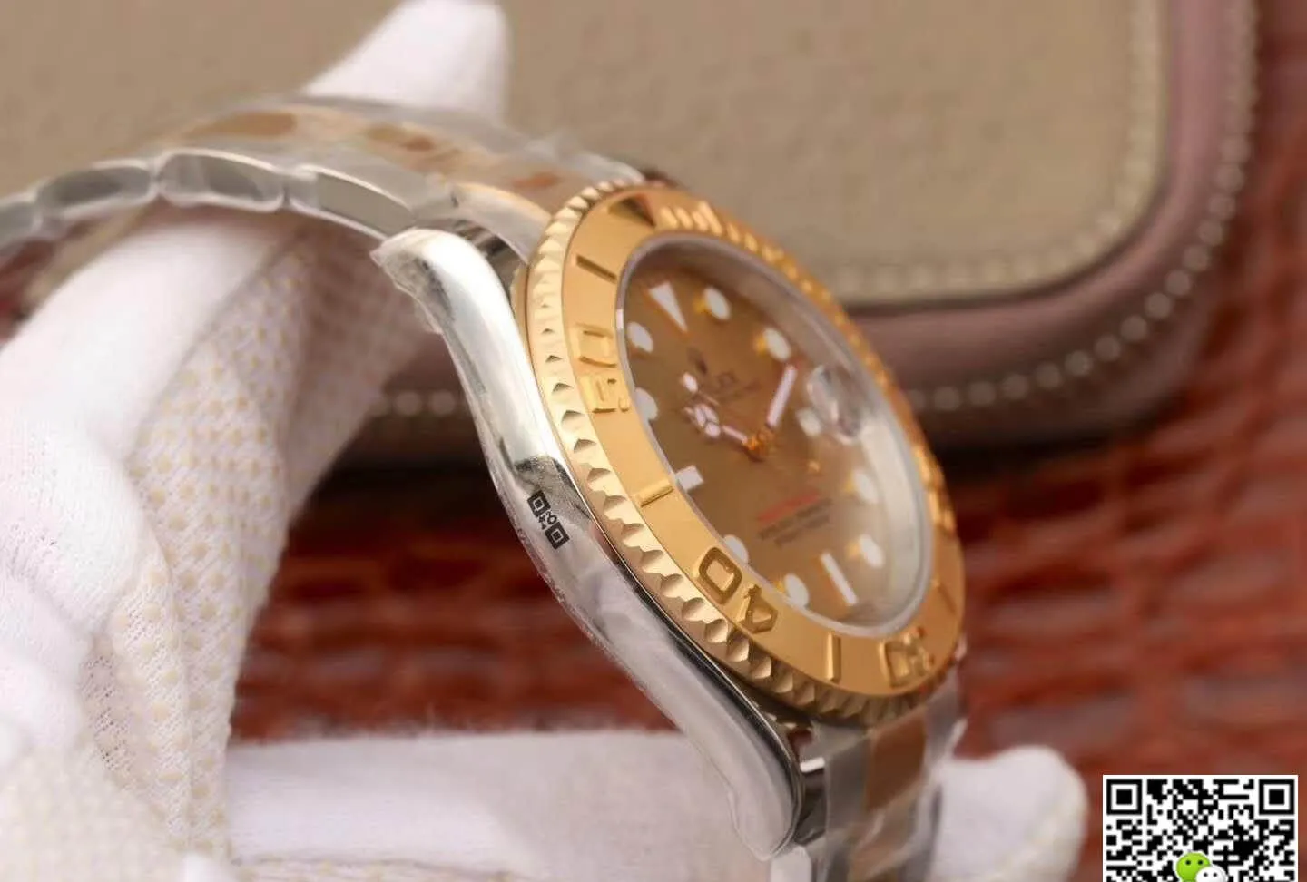 Rolex Yacht-Master 16623 Gold Dial 1:1 Best Edition Replica Watch Swiss ETA2836 Gold Wrapped