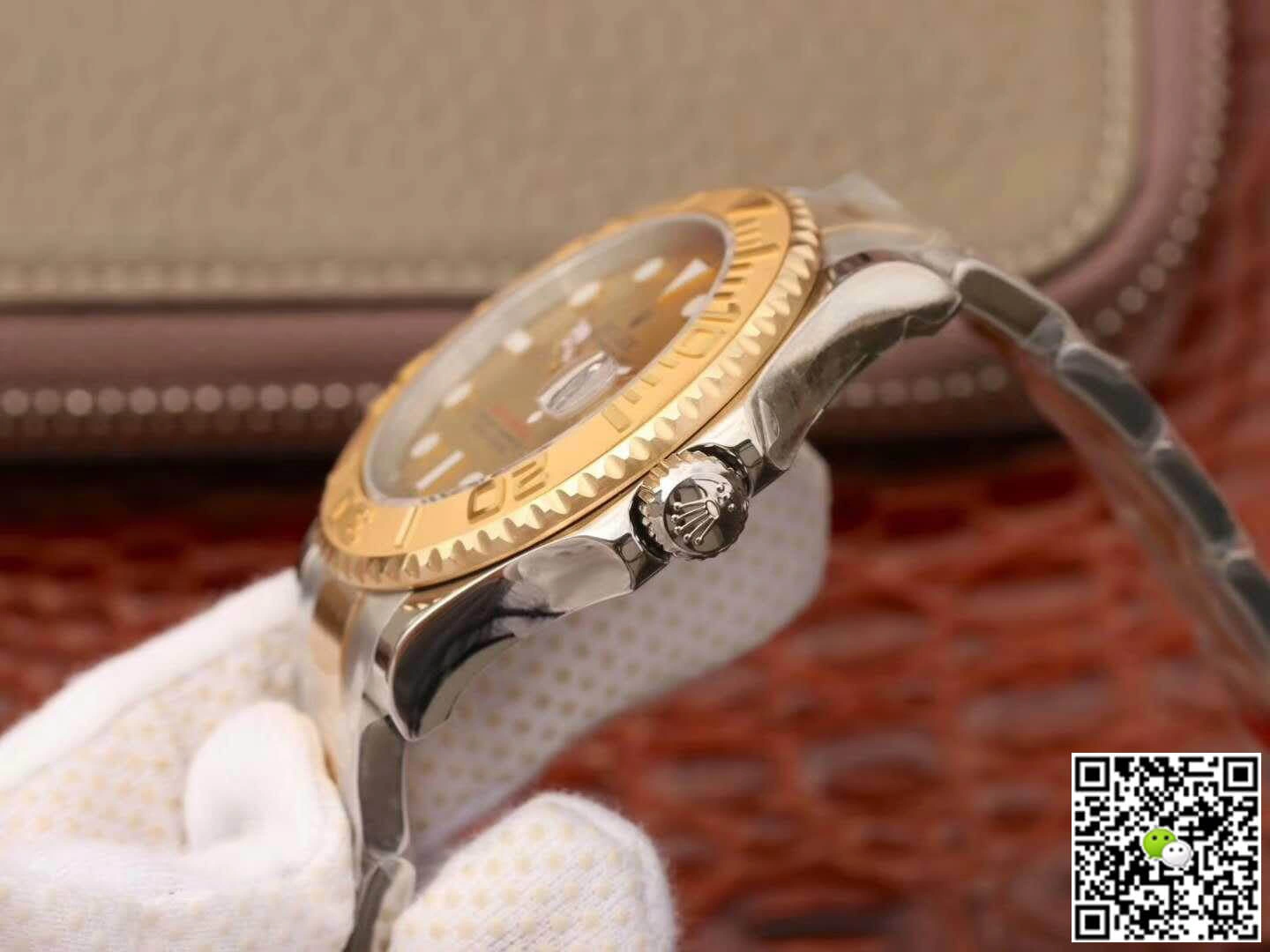 Rolex Yacht-Master 16623 Gold Dial 1:1 Best Edition Replica Watch Swiss ETA2836 Gold Wrapped