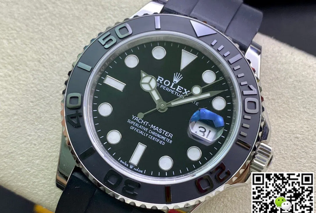 Rolex Yacht Master EW Factory M226659-0002 1:1 Best Edition Replica Watch Black Rubber Strap