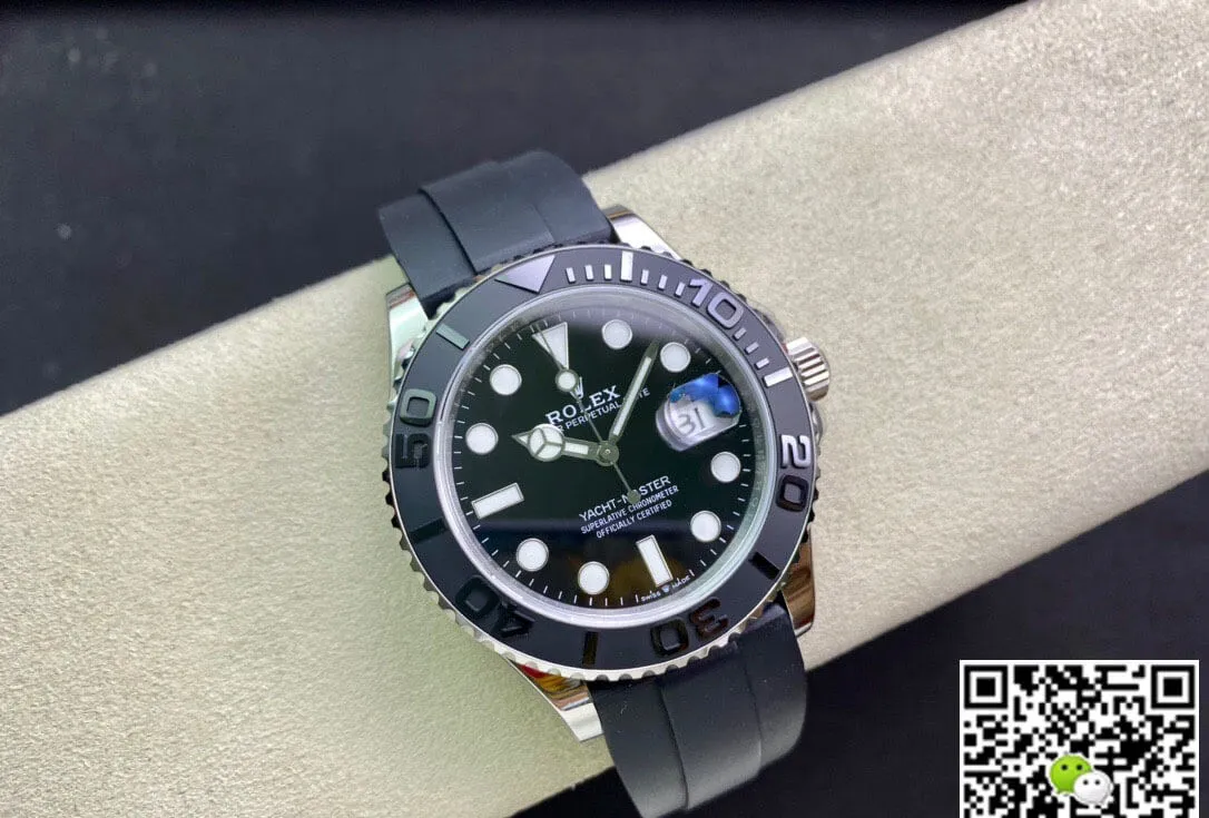 Rolex Yacht Master EW Factory M226659-0002 1:1 Best Edition Replica Watch Black Rubber Strap