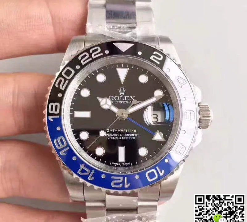 Rolex GMT-Master II 116710BLNR Noob Factory 1:1 Best Edition Replica Watch Swiss ETA2836-2