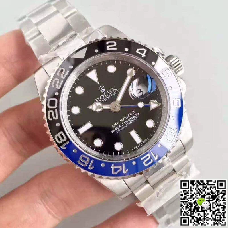 Rolex GMT-Master II 116710BLNR Noob Factory 1:1 Best Edition Replica Watch Swiss ETA2836-2