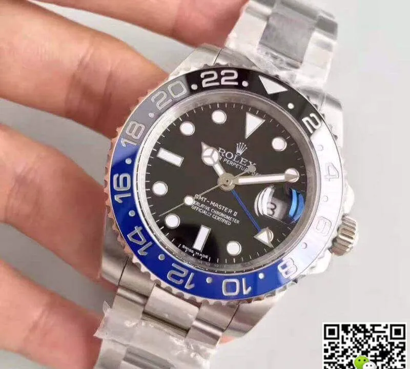 Rolex GMT-Master II 116710BLNR Noob Factory 1:1 Best Edition Replica Watch Swiss ETA2836-2