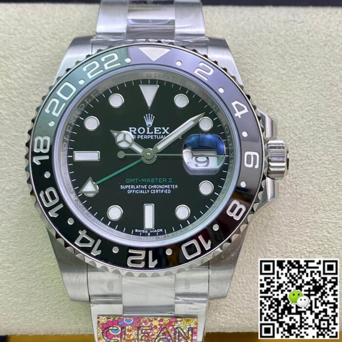 Rolex GMT Master II 116710LN-78200 Clean Factory 1:1 Best Edition Replica Watch Black Dial