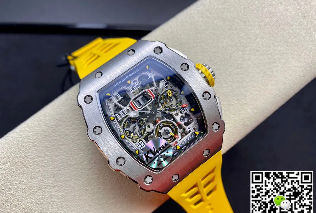 Richard Mille RM011 FELIPE MASSA KV Factory 1:1 Best Edition Replica Watch Titanium Case