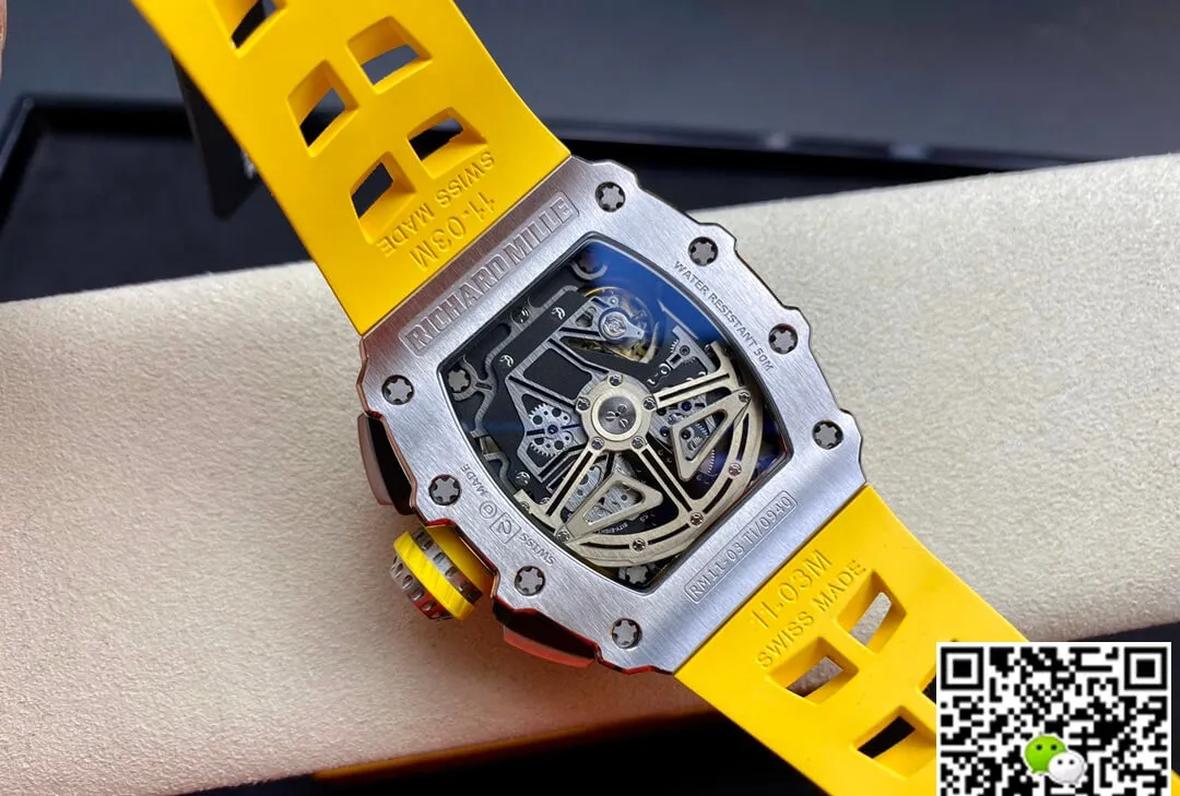 Richard Mille RM011 FELIPE MASSA KV Factory 1:1 Best Edition Replica Watch Titanium Case