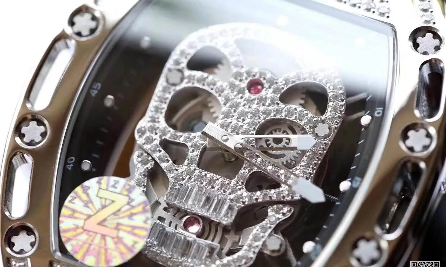 Richard Mille RM052 Z Factory 1:1 Best Edition Replica Watch Swiss ETA6T51 Diamond Skull