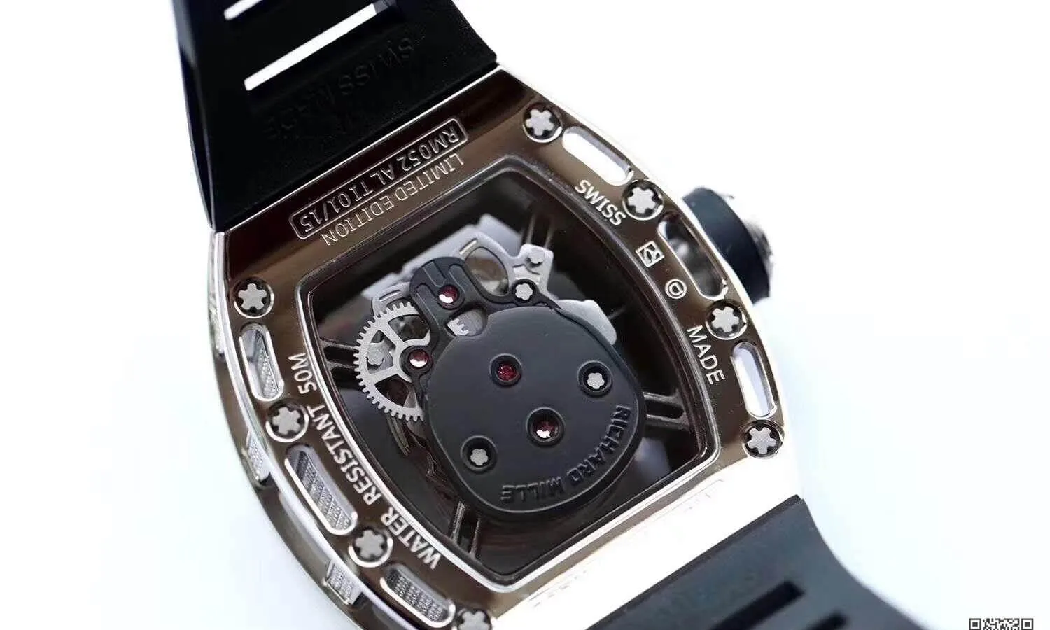Richard Mille RM052 Z Factory 1:1 Best Edition Replica Watch Swiss ETA6T51 Diamond Skull