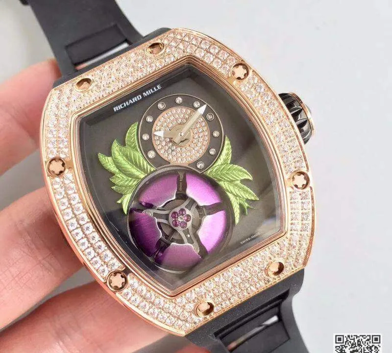 Richard Mille RM19-02 Tourbillon KV Factory 1:1 Best Edition Replica Watch Swiss ETA6T51