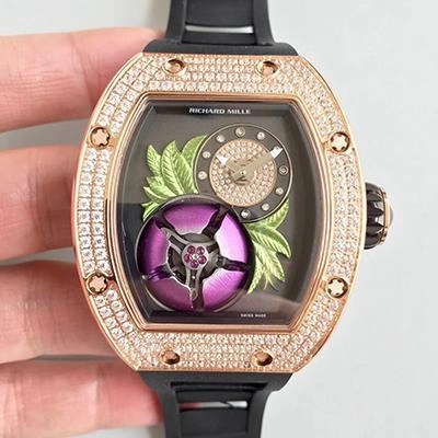 Richard Mille RM19-02 Tourbillon KV Factory 1:1 Best Edition Replica Watch Swiss ETA6T51