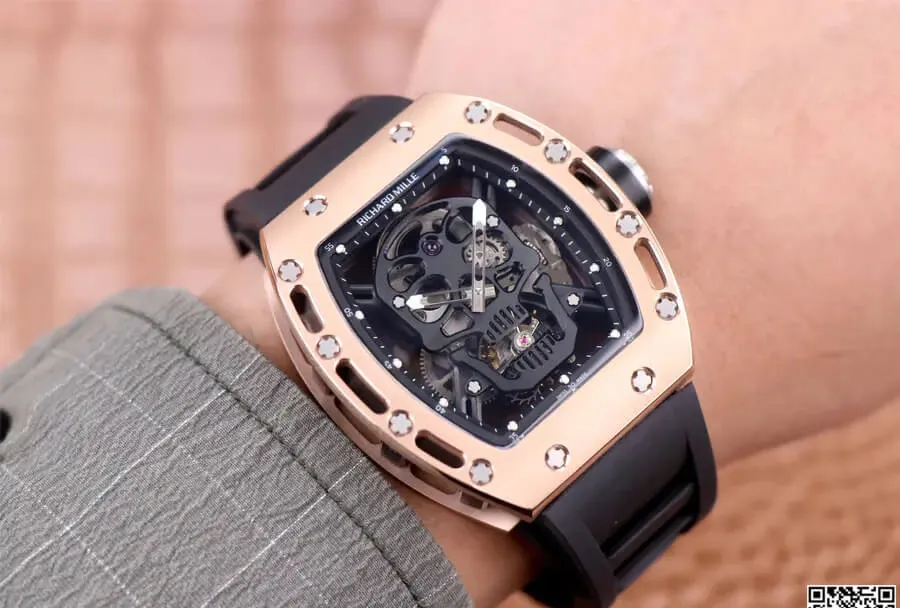Richard Mille RM52-01 Tourbillon JB Factory 1:1 Best Edition Replica Watch Skeleton Dial