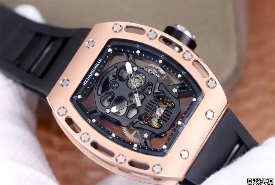 Richard Mille RM52-01 Tourbillon JB Factory 1:1 Best Edition Replica Watch Skeleton Dial