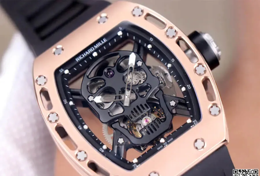 Richard Mille RM52-01 Tourbillon JB Factory 1:1 Best Edition Replica Watch Skeleton Dial