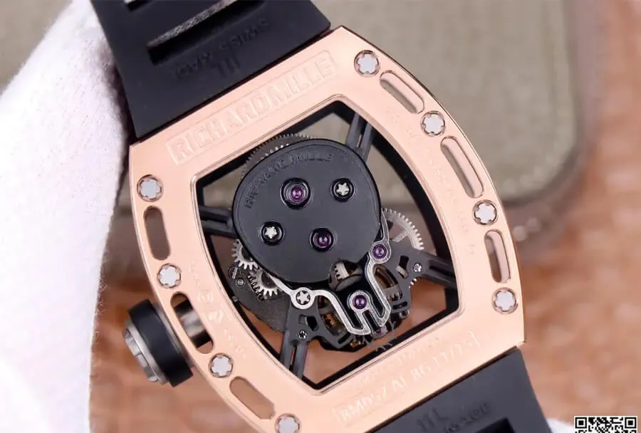 Richard Mille RM52-01 Tourbillon JB Factory 1:1 Best Edition Replica Watch Skeleton Dial
