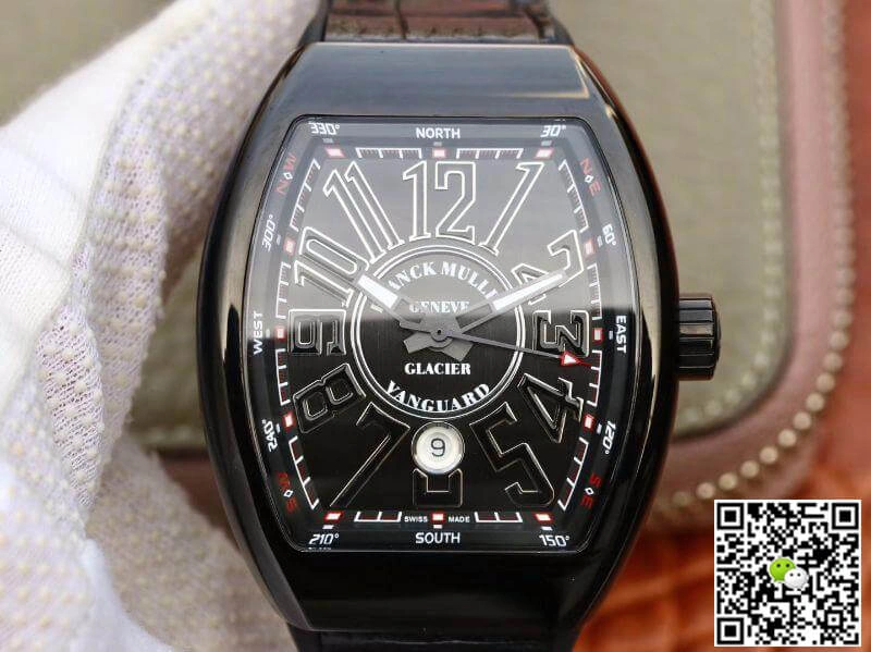 Franck Muller Vanguard V45 SC DT Black PVD 1:1 Best Edition Replica Watch Swiss ETA2824
