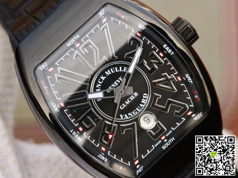 Franck Muller Vanguard V45 SC DT Black PVD 1:1 Best Edition Replica Watch Swiss ETA2824