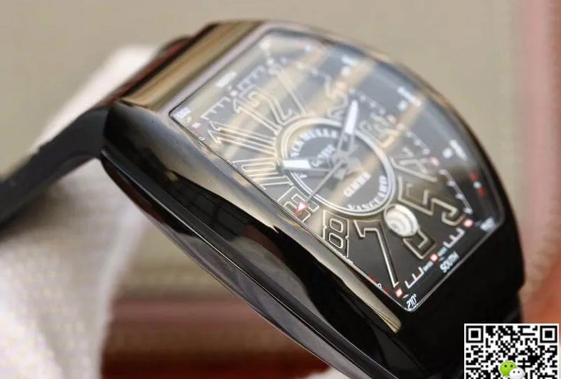 Franck Muller Vanguard V45 SC DT Black PVD 1:1 Best Edition Replica Watch Swiss ETA2824