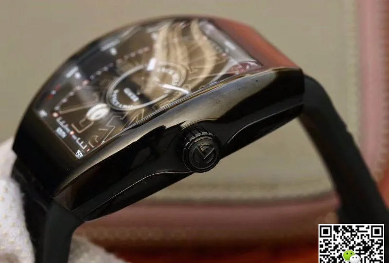 Franck Muller Vanguard V45 SC DT Black PVD 1:1 Best Edition Replica Watch Swiss ETA2824