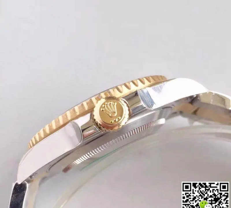 Rolex Submariner Date 116613LN Noob Factory 1:1 Best Edition Replica Watch Swiss ETA3135 Gold Wrapped Gold Dial