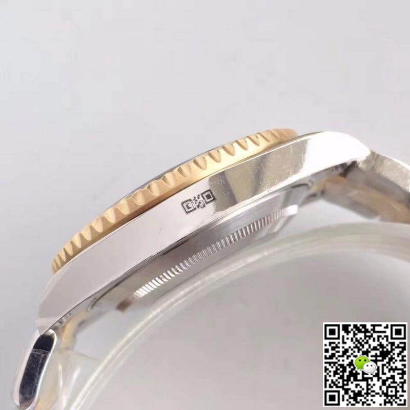 Rolex Submariner Date 116613LN Noob Factory 1:1 Best Edition Replica Watch Swiss ETA3135 Gold Wrapped Gold Dial