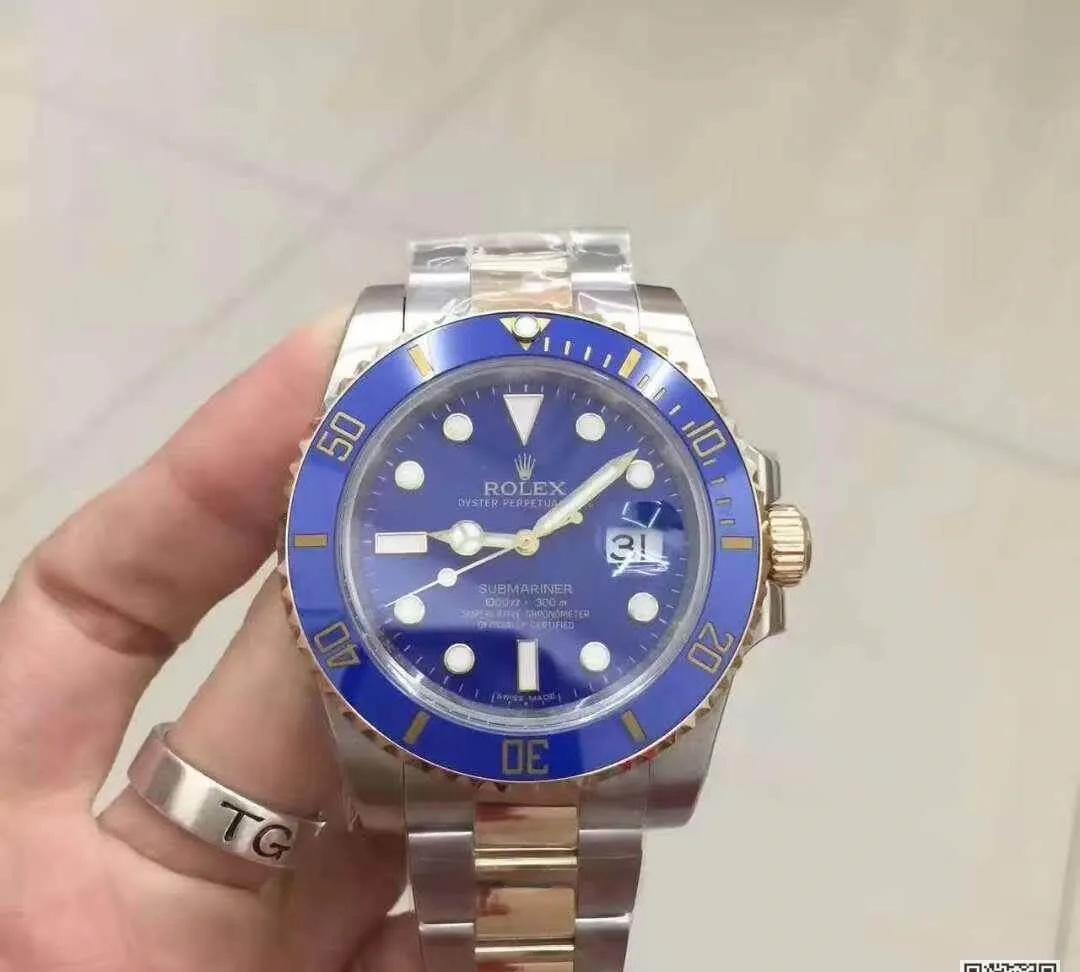 Rolex Submariner Date 116613LB Noob Factory Blue Dial 1:1 Best Edition Replica Watch Swiss ETA2836 Gold Wrapped