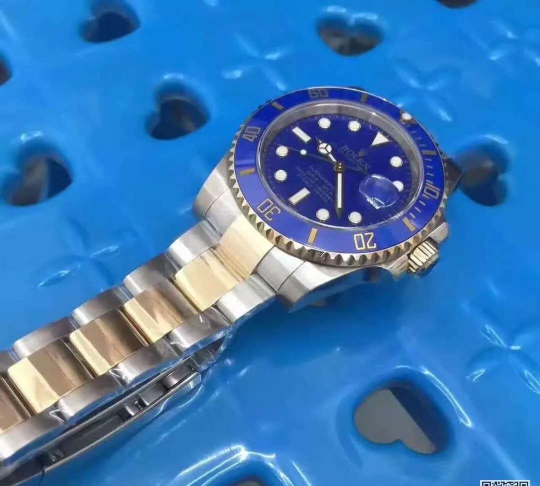 Rolex Submariner Date 116613LB Noob Factory Blue Dial 1:1 Best Edition Replica Watch Swiss ETA2836 Gold Wrapped