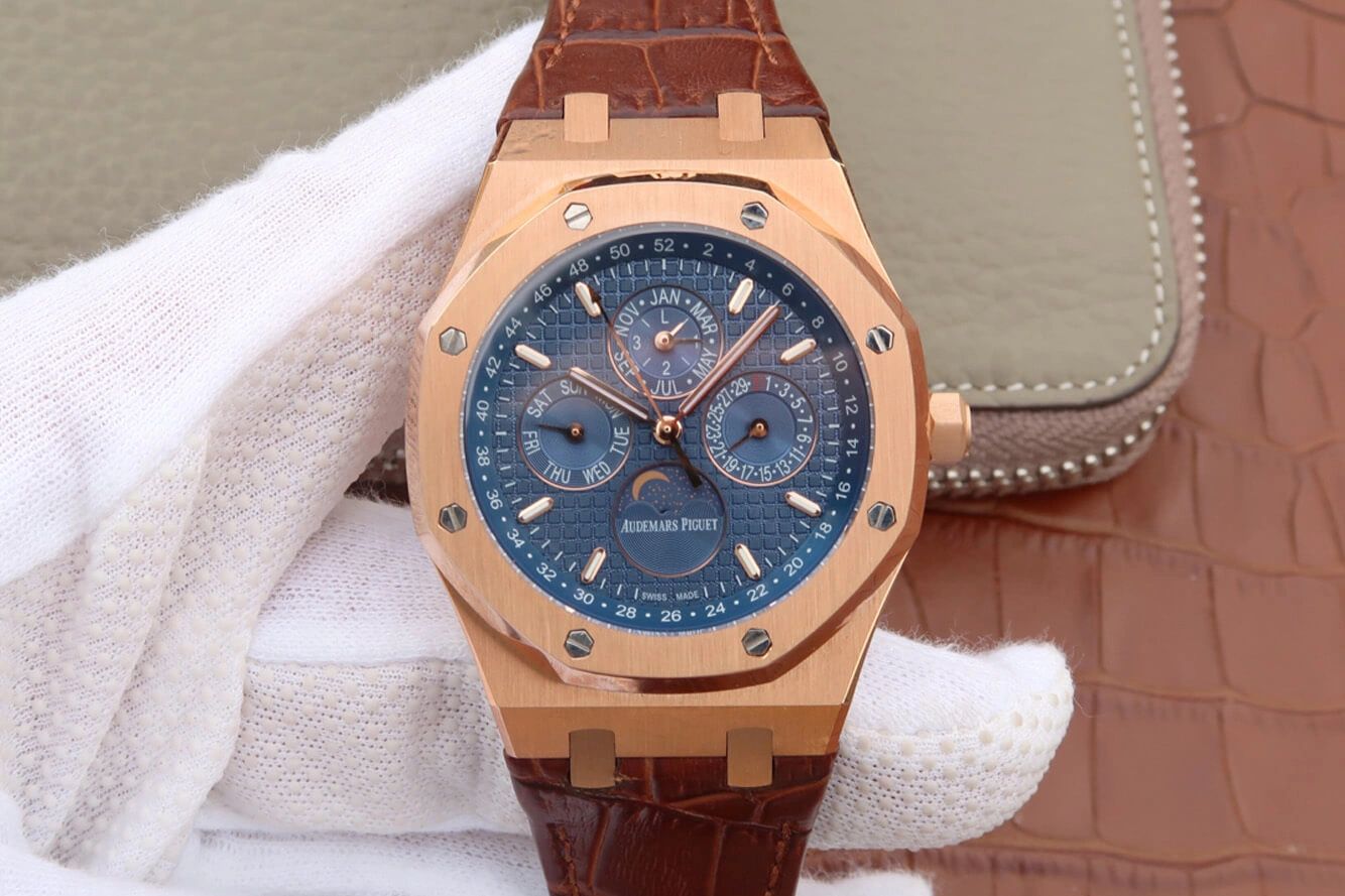 Audemars Piguet Royal Oak Perpetual Calendar 26574 JF Factory 1:1 Best Edition Replica Watch Blue Dial