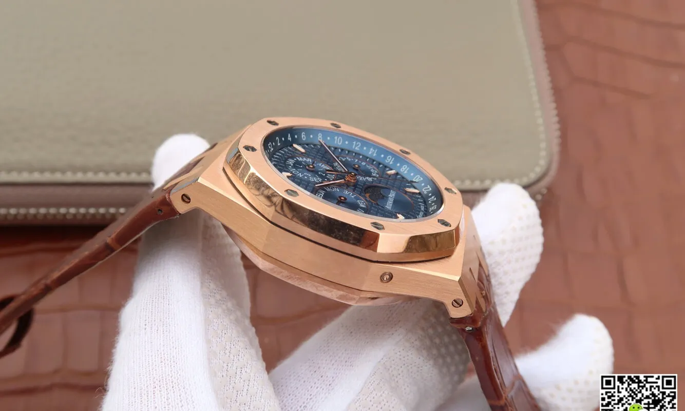 Audemars Piguet Royal Oak Perpetual Calendar 26574 JF Factory 1:1 Best Edition Replica Watch Blue Dial