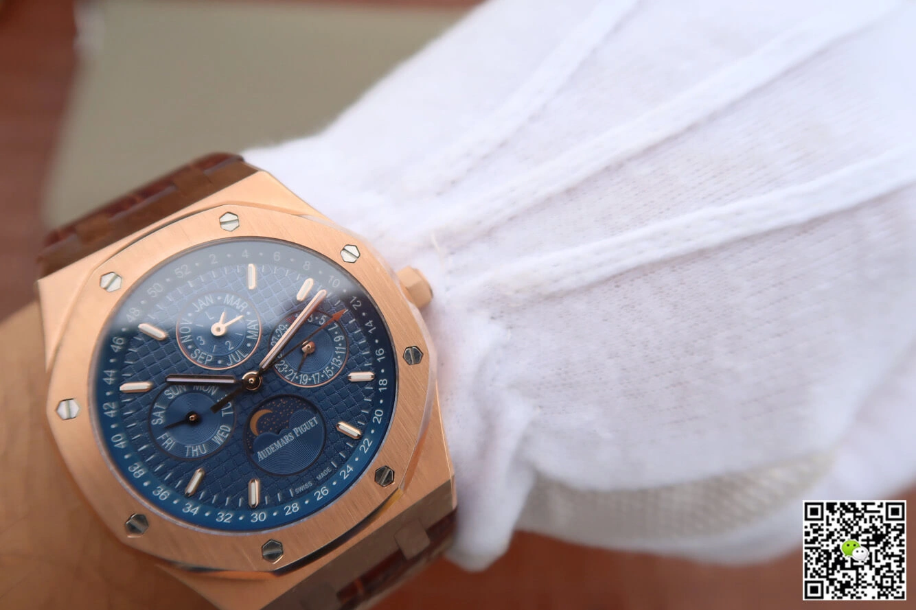 Audemars Piguet Royal Oak Perpetual Calendar 26574 JF Factory 1:1 Best Edition Replica Watch Blue Dial