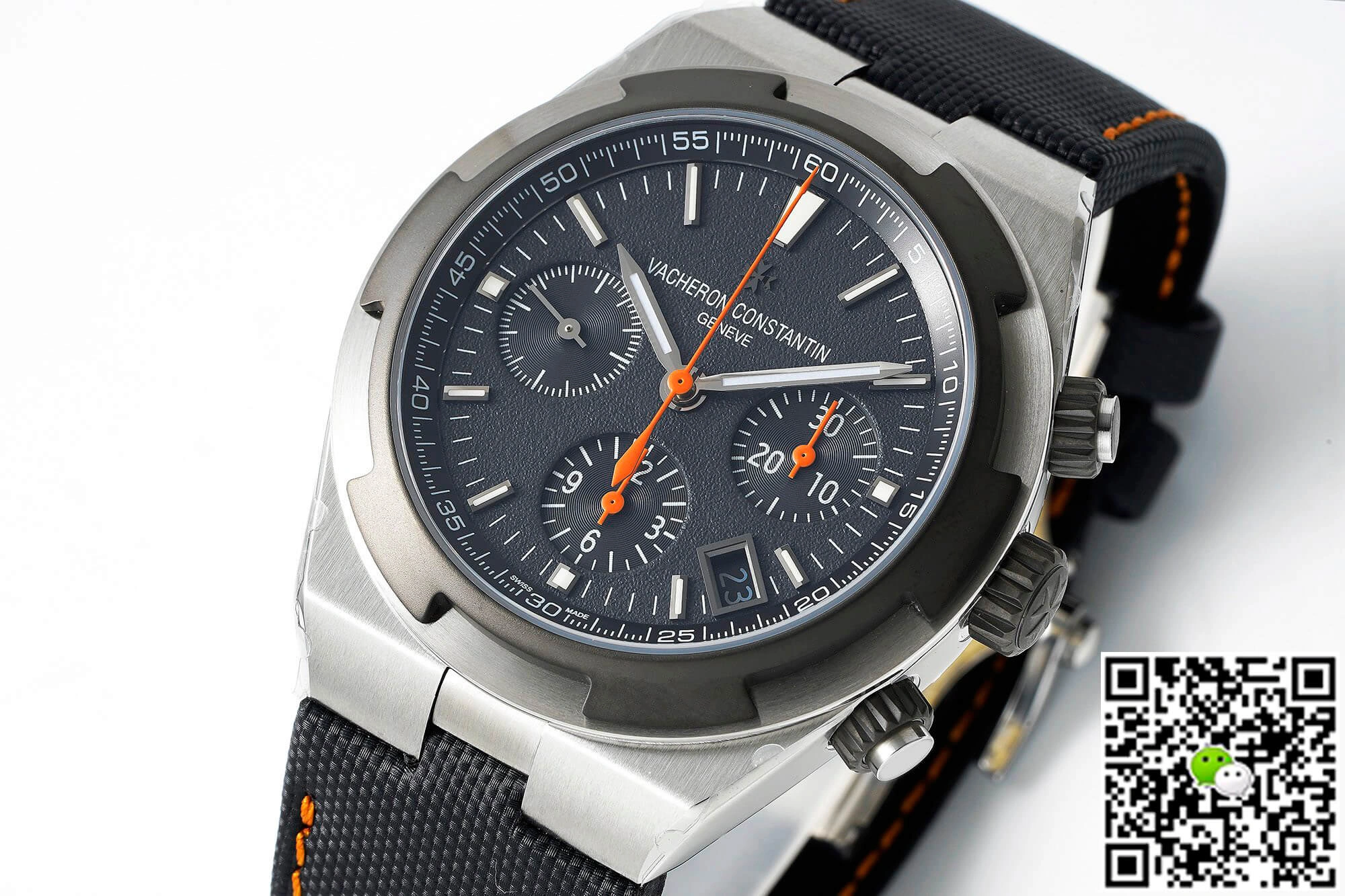 Vacheron Constantin Overseas 5510V 000T-B923 8F Factory 1:1 Best Edition Replica Watch V2 Black Strap