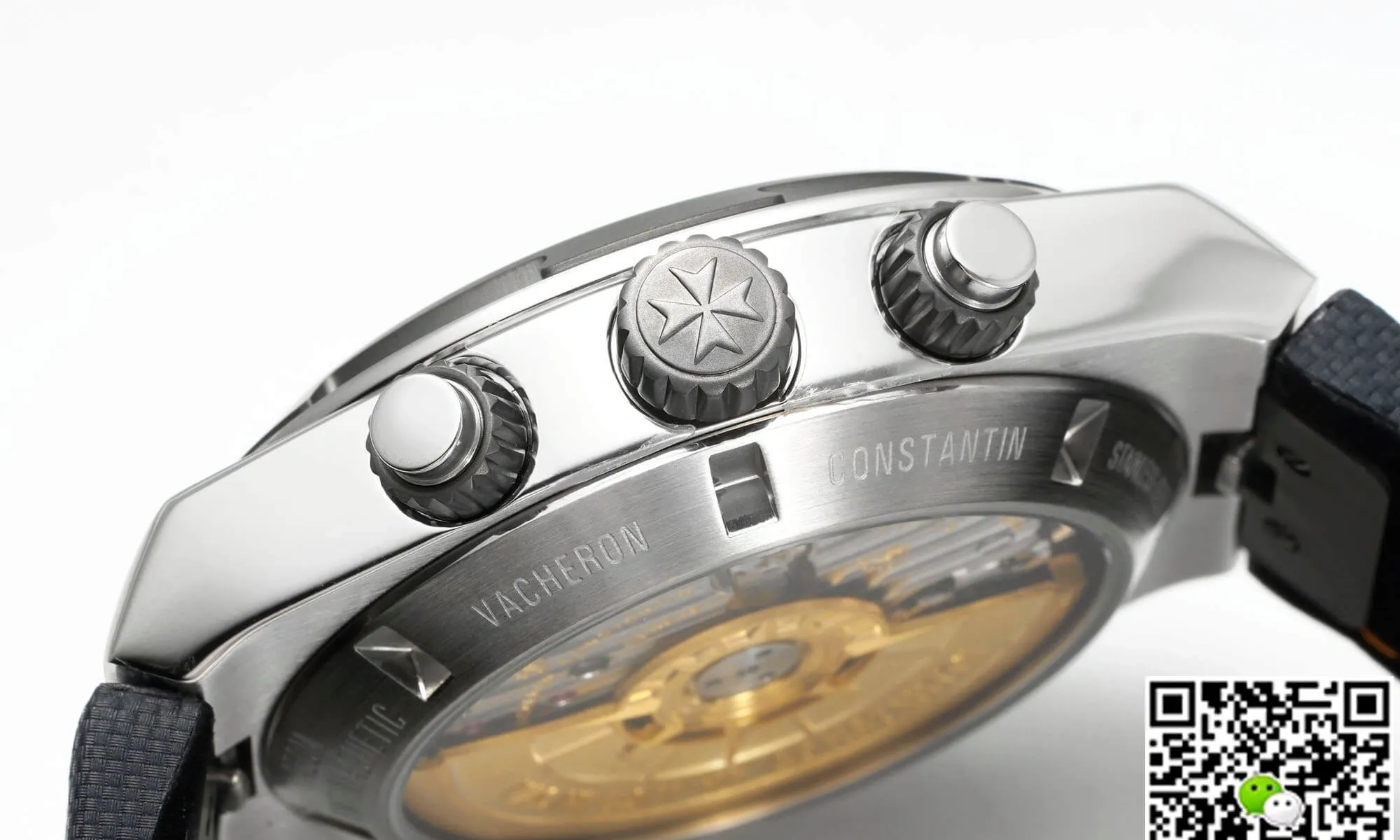 Vacheron Constantin Overseas 5510V 000T-B923 8F Factory 1:1 Best Edition Replica Watch V2 Black Strap