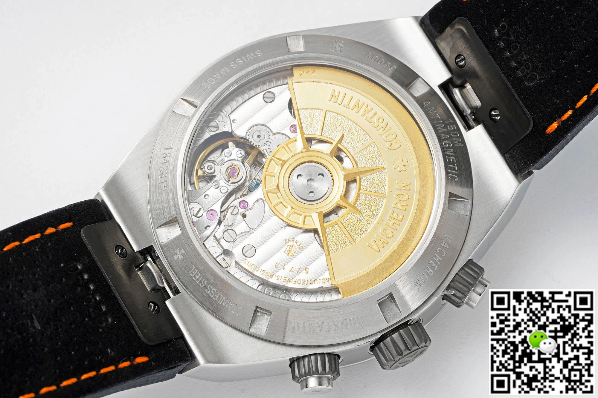 Vacheron Constantin Overseas 5510V 000T-B923 8F Factory 1:1 Best Edition Replica Watch V2 Black Strap