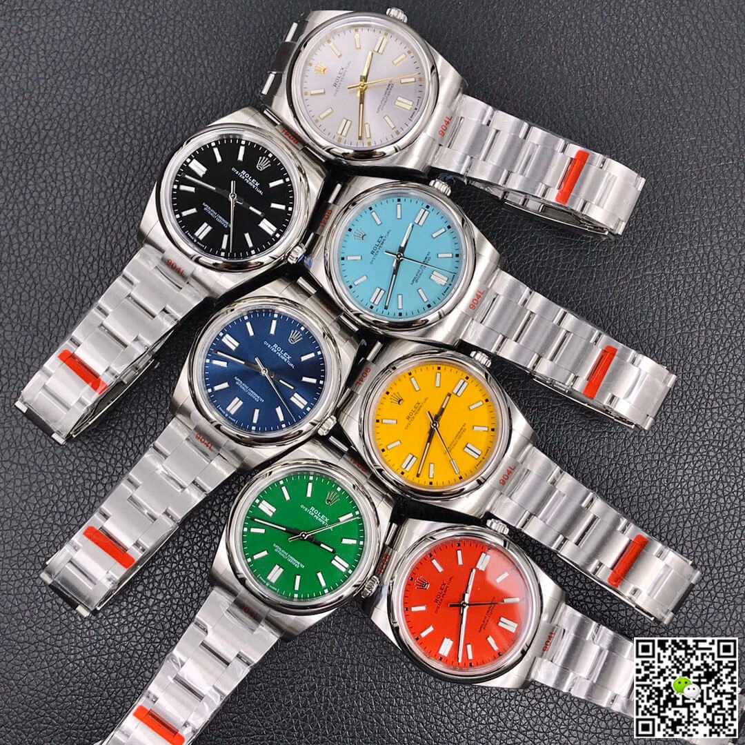 Rolex Oyster Perpetual M124300-0002 41MM EW Factory 1:1 Best Edition Replica Watch Black Dial