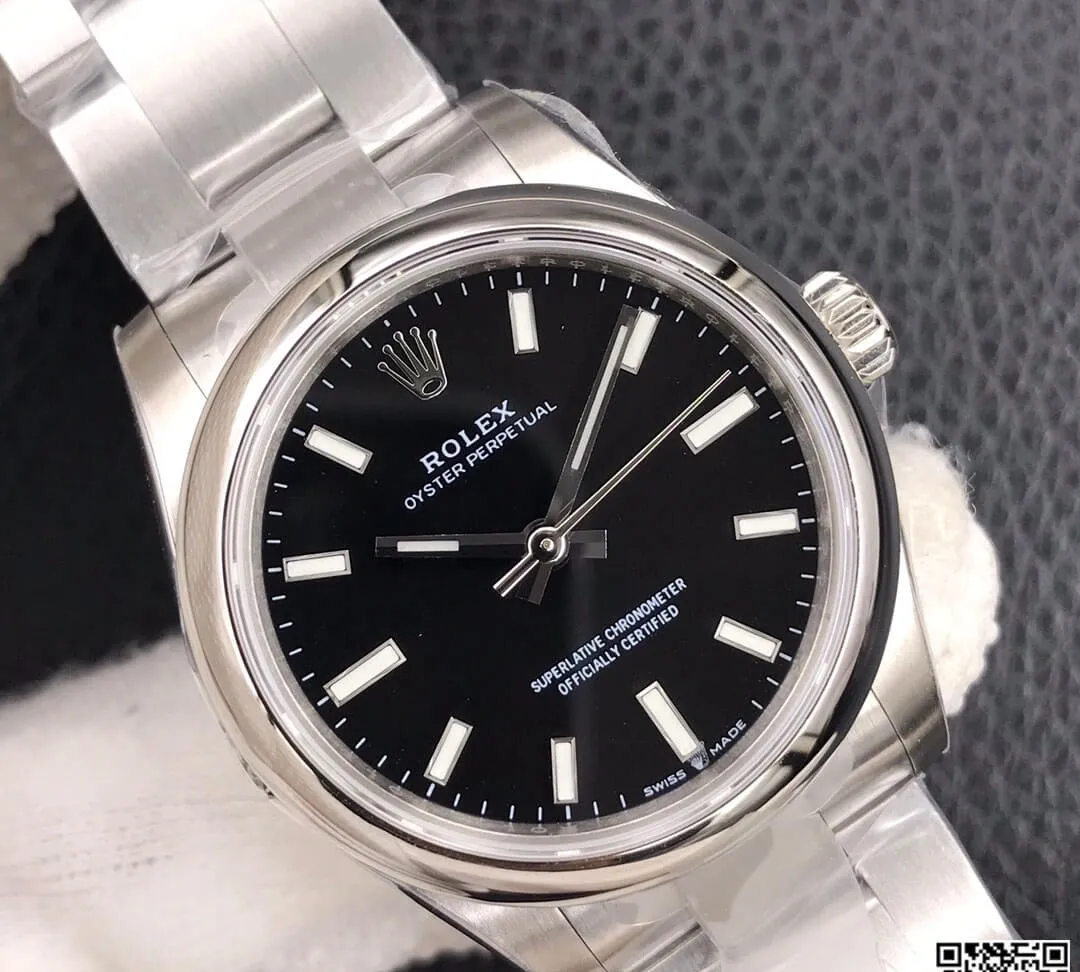 Rolex Oyster Perpetual M277200-0002 31MM EW Factory 1:1 Best Edition Replica Watch Black Dial