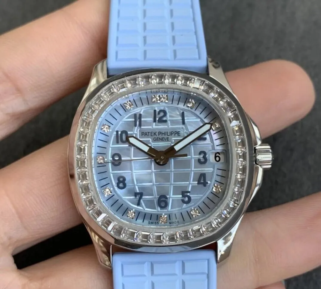 Patek Philippe Aquanaut 5072G-001 PPF Factory 1:1 Best Edition Replica Watch Blue Dial