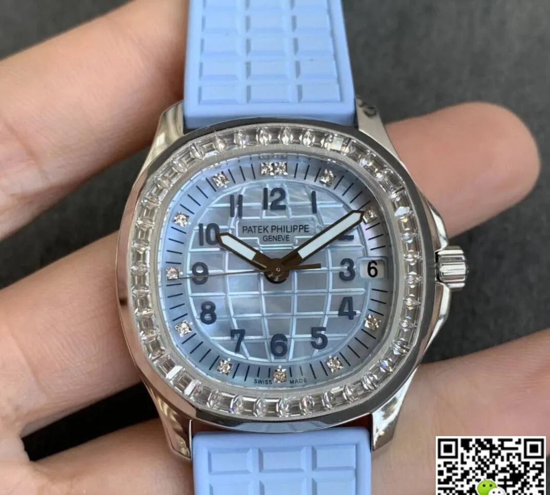 Patek Philippe Aquanaut 5072G-001 PPF Factory 1:1 Best Edition Replica Watch Blue Dial