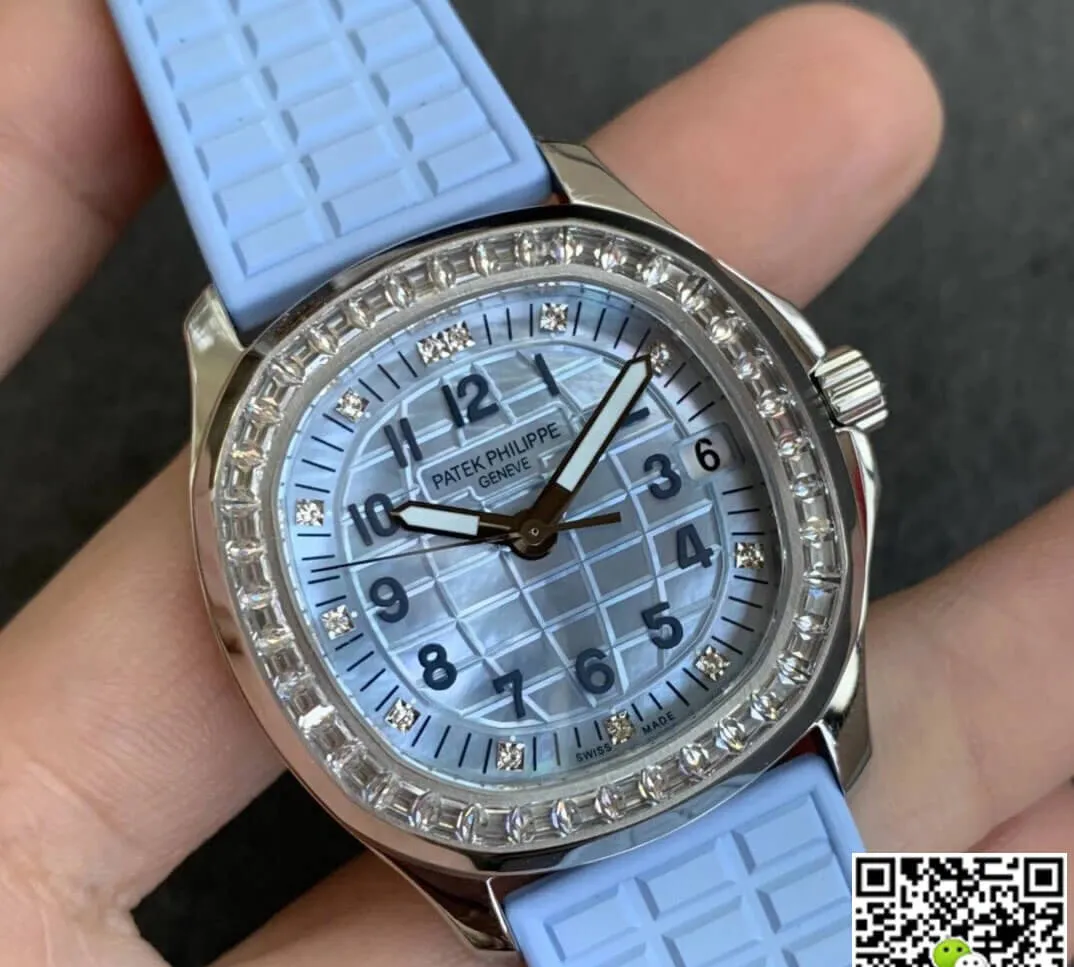 Patek Philippe Aquanaut 5072G-001 PPF Factory 1:1 Best Edition Replica Watch Blue Dial