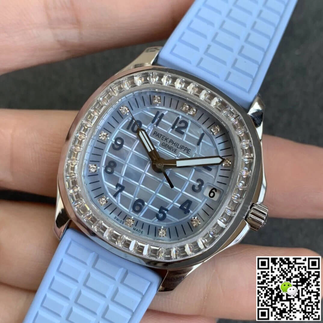 Patek Philippe Aquanaut 5072G-001 PPF Factory 1:1 Best Edition Replica Watch Blue Dial